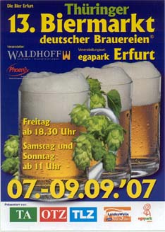 13. Th�ringer Biermarkt
