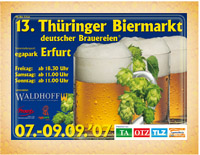 13. Th�ringer Biermarkt